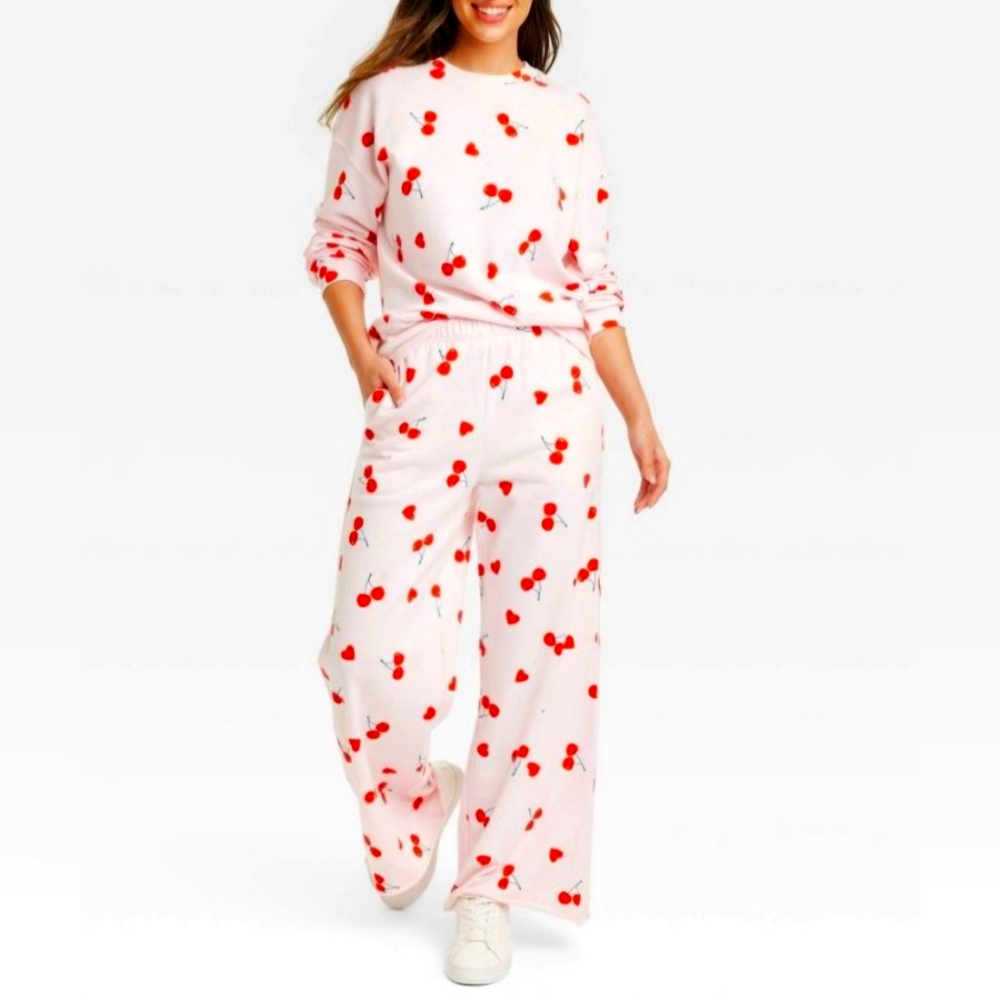 NWOT Grayson Threads Cherry Lounge Set sz Large